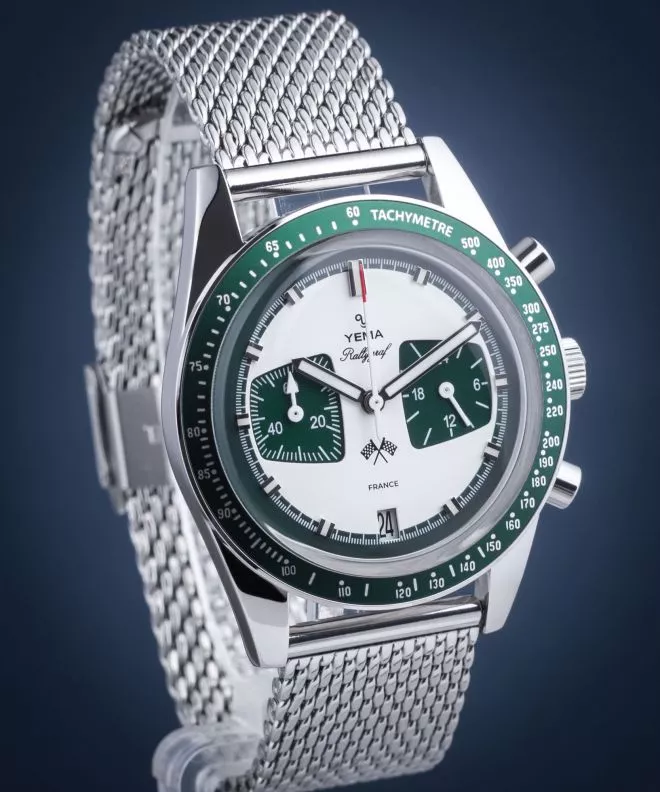 Orologio da Uomo Yema Rallygraf Chronograph Meca-Quartz YMHF1580-ZM