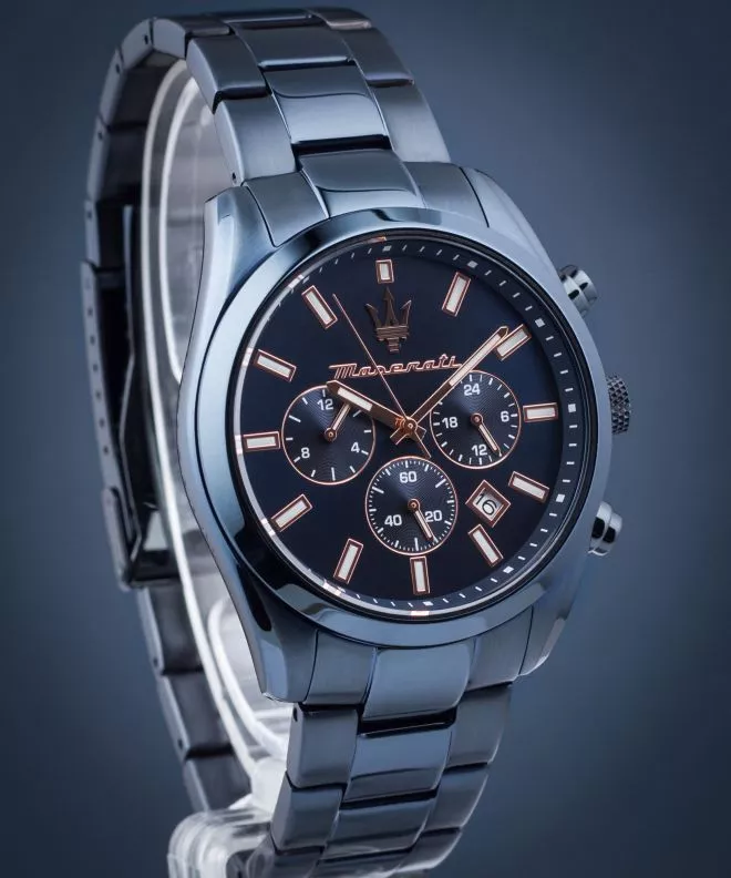 Orologio da Uomo Maserati Attrazione Chronograph Blue Edition R8873626003