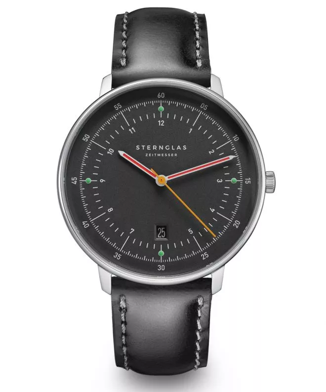 Orologio da Uomo Sternglas Hamburg Neugraphit Automatic S02-HH39-BR02