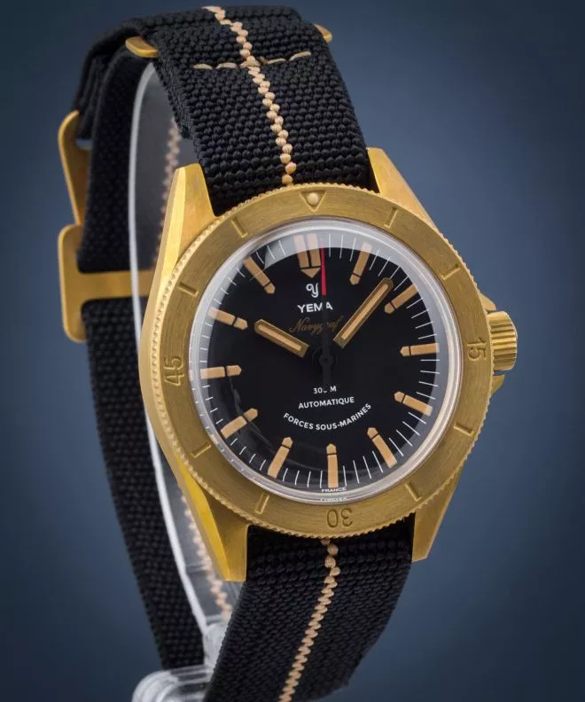 Orologio da Uomo Yema Navygraf FSM Forces Sous Marines Bronze YNAVZ22FSM-AAS