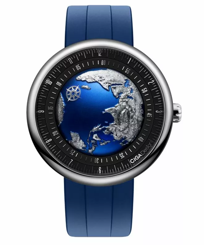 Orologio da Uomo Ciga Design Blue Planet GPHG 2021 Titanium U033-TU02-W6U