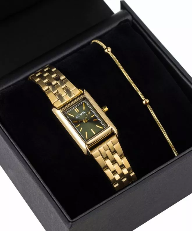 Orologio da Donna BOWA Paris Green-Gold Steel 20 Gift Set PS194-04-144S-419-04