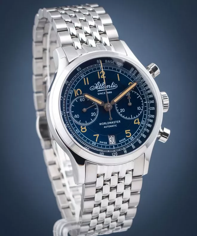 Orologio da Uomo Atlantic Worldmaster Bicompax Automatic Legend Edition 52857.41.53