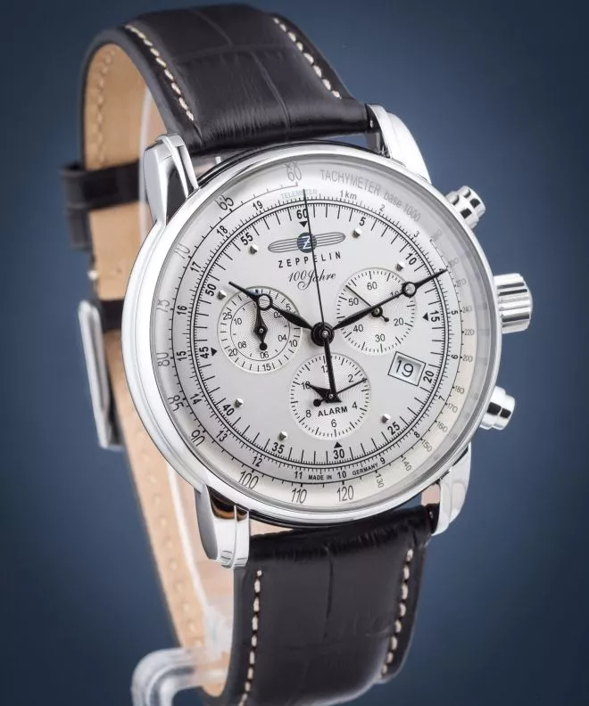 Orologio da Uomo Zeppelin 100 Jahre Zeppelin Chronograph Alarm 7680-1