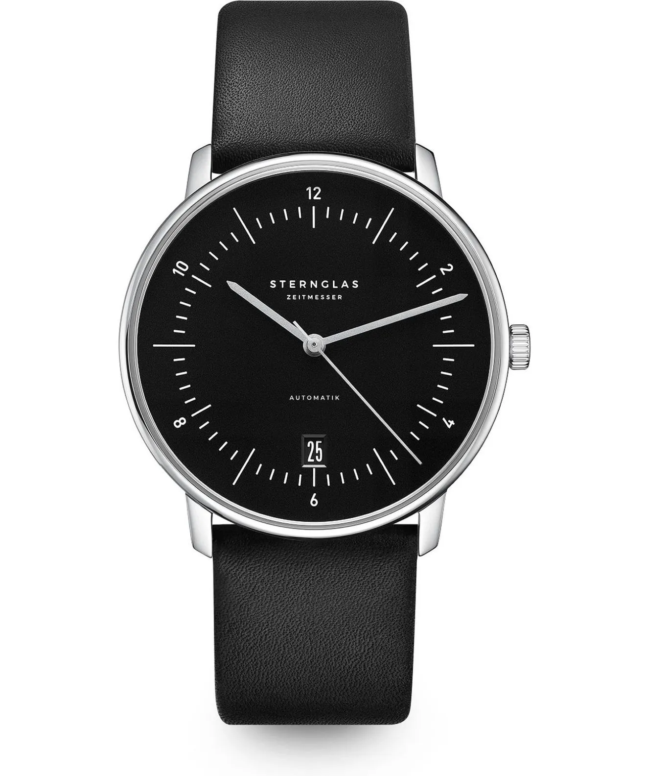 Orologio da Uomo Sternglas Naos Piano Black Automatic S02-NA53-PR07