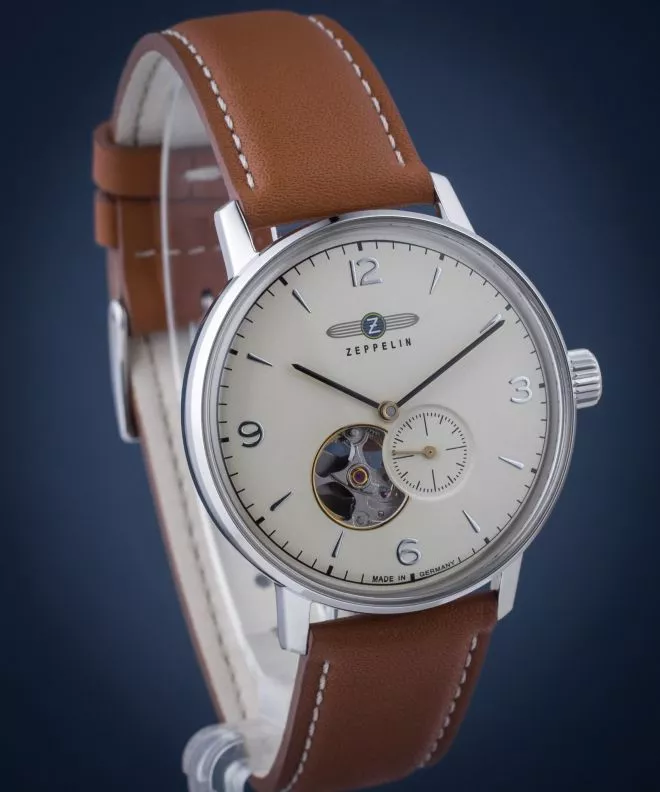 Orologio da Uomo Zeppelin Hindenburg Open Heart Automatic 8066-5_N