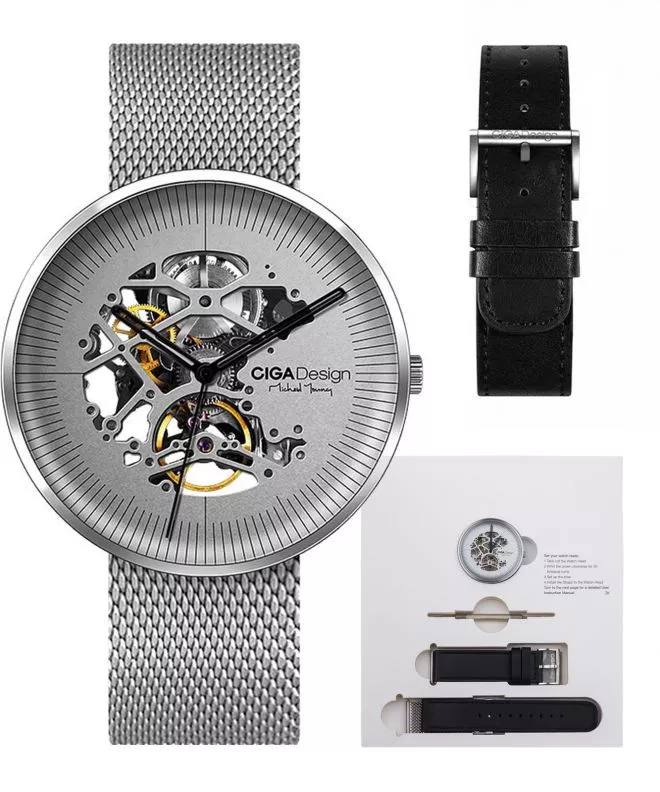 Orologio da Uomo Ciga Design MY Series Stainless Steel Skeleton Automatic M021-SISI-W13