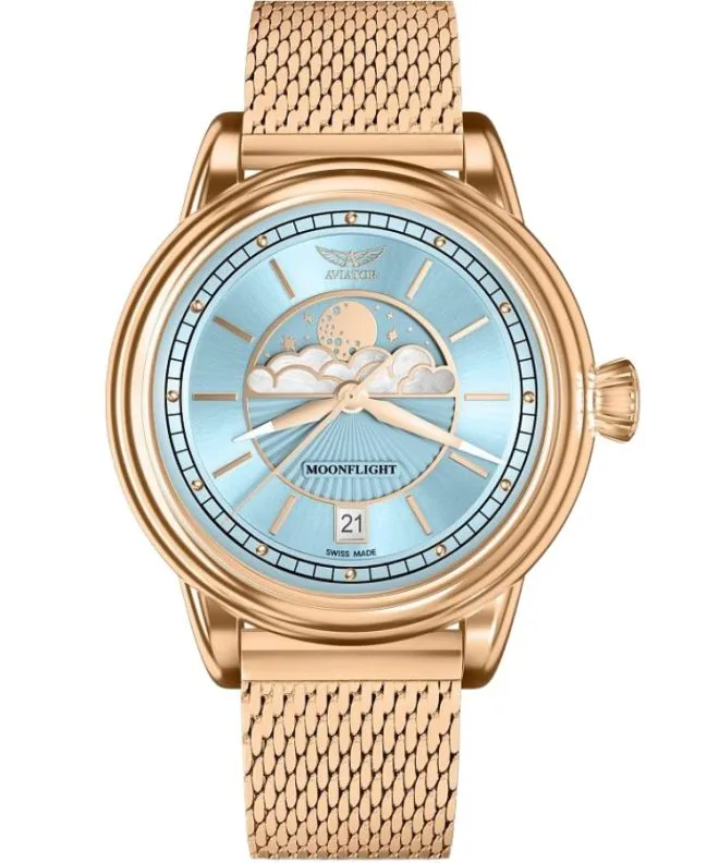 Orologio da Donna Aviator Moonflight Ice Blue Limited Edition V.1.33.2.360.5