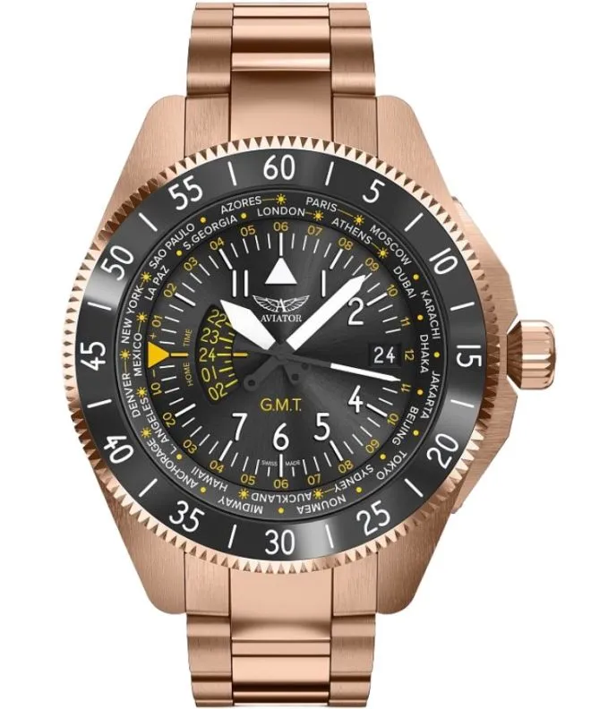 Orologio da Uomo Aviator Airacobra GMT V.1.37.2.307.5