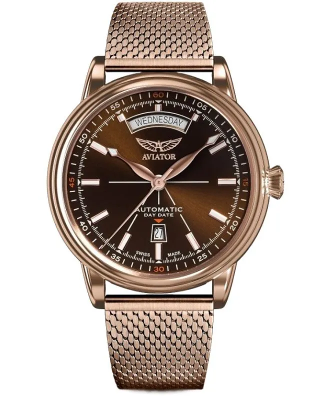 Orologio da Uomo Aviator Douglas Day-Date Automatic Limited Edition V.3.20.2.226.5