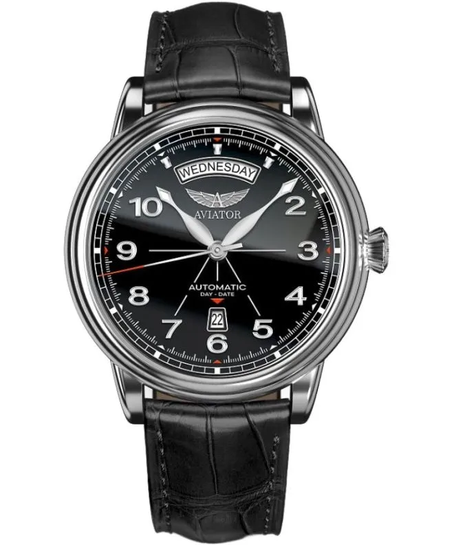 Orologio da Uomo Aviator Douglas DC-3 Day-Date Automatic Limited Edition V.3.44.0.397.4