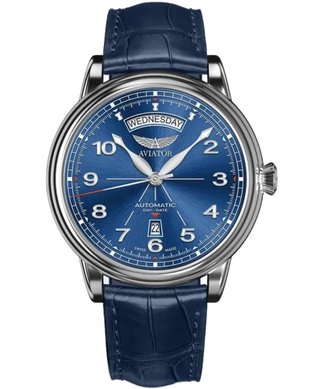 Orologio da Uomo Aviator Douglas DC-3 Day-Date Automatic Limited Edition V.3.44.0.401.4