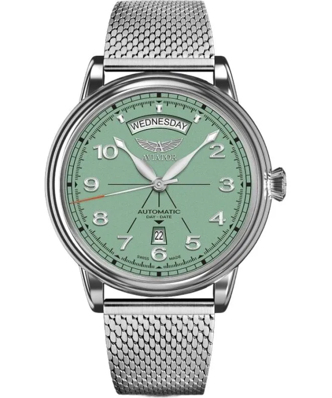 Orologio da Uomo Aviator Douglas DC-3 Day-Date Automatic Limited Edition V.3.44.0.403.5