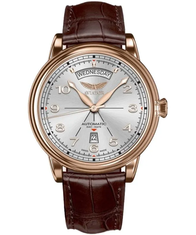 Orologio da Uomo Aviator Douglas DC-3 Day-Date Automatic Limited Edition V.3.44.2.400.4