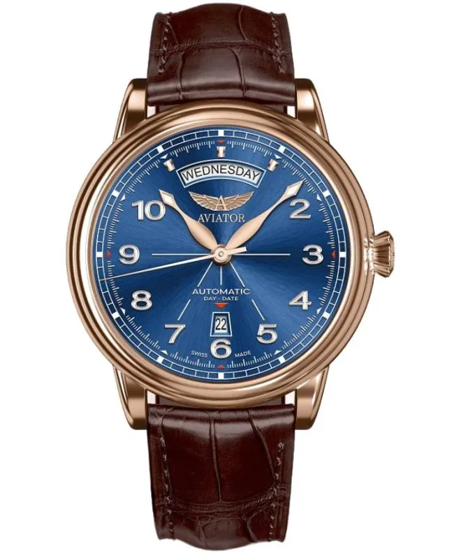 Orologio da Uomo Aviator Douglas DC-3 Day-Date Automatic Limited Edition V.3.44.2.402.0