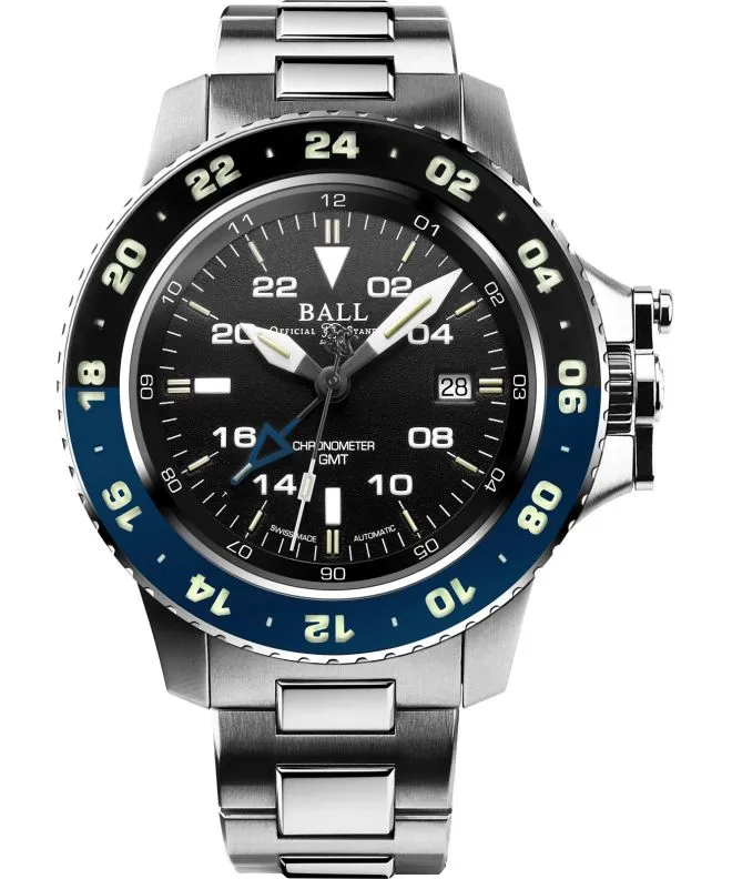 Orologio da Uomo Ball Engineer Hydrocarbon AeroGMT II Automatic Chronometer DG2018C-S10C-BK