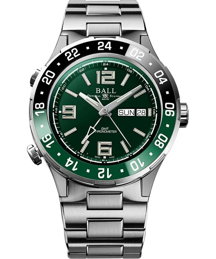 Orologio da Uomo Ball Roadmaster Marine GMT Automatic Titanium Limited Edition DG3000A-S2C-GR