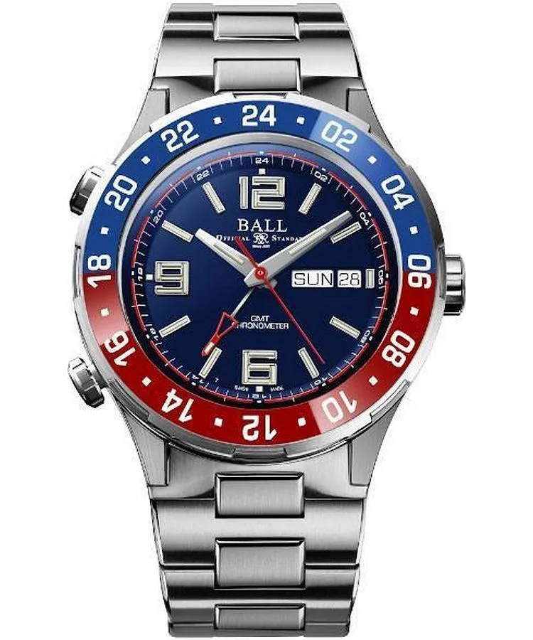Orologio da Uomo Ball Roadmaster Marine GMT Automatic Titanium Limited Edition DG3000A-S4C-BE