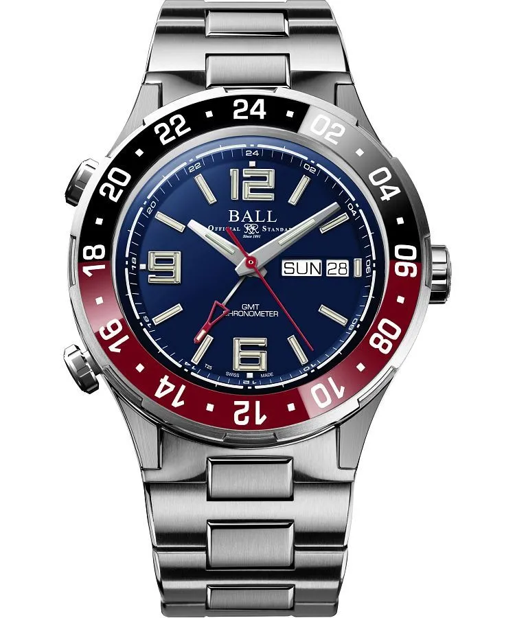 Orologio da Uomo Ball Roadmaster Marine GMT Automatic Titanium Chronograph Limited Edition DG3000A-S8CJ-BE