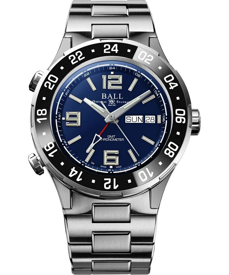 Orologio da Uomo Ball Roadmaster Marine GMT Automatic Titanium Chronograph DG3030B-S7CJ-BE