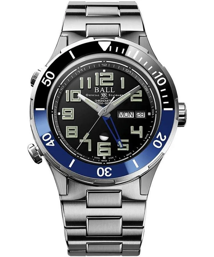Orologio da Uomo Ball Roadmaster Vanguard II Automatic Titanium Chronograph Limited Edition DG3036B-S3C-BK