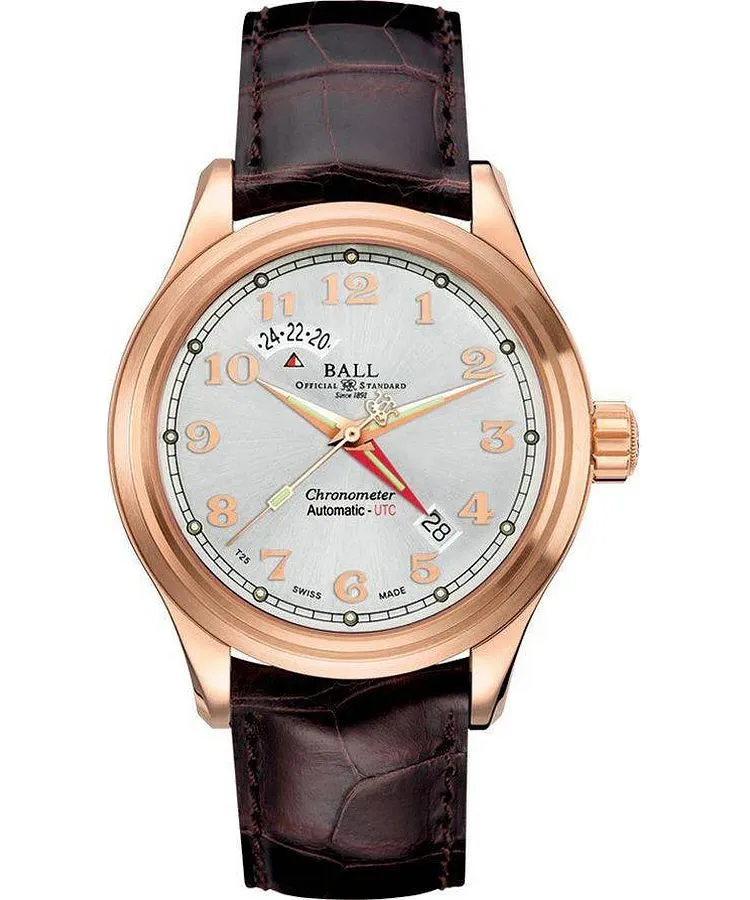 Orologio da Uomo Ball Trainmaster Cleveland Express Automatic Chronograph GM1020D-PG-LCJ-SL