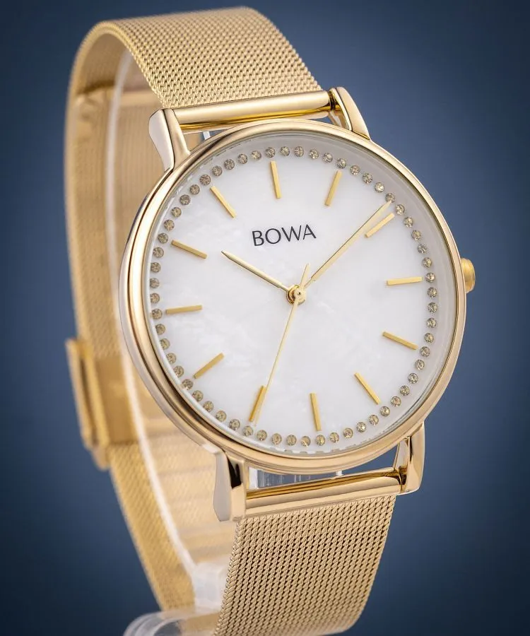 Orologio da Donna BOWA Rio Pearl-Gold Mesh 38 RI384-154-184M