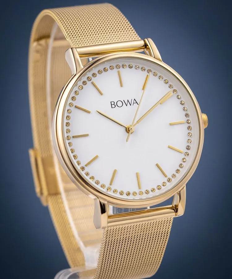 Orologio da Donna BOWA Rio White-Gold Mesh 38 RI384-24-184M