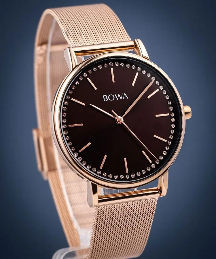 Orologio da Donna BOWA Rio Brown-Rose Gold Mesh 38 RI387-167-187M