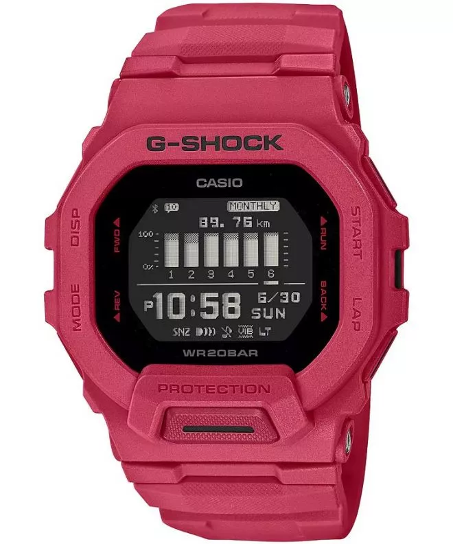 Orologio da Uomo Casio G-Shock G-Squad Bluetooth Sync Step Tracker GBD-200RD-4ER