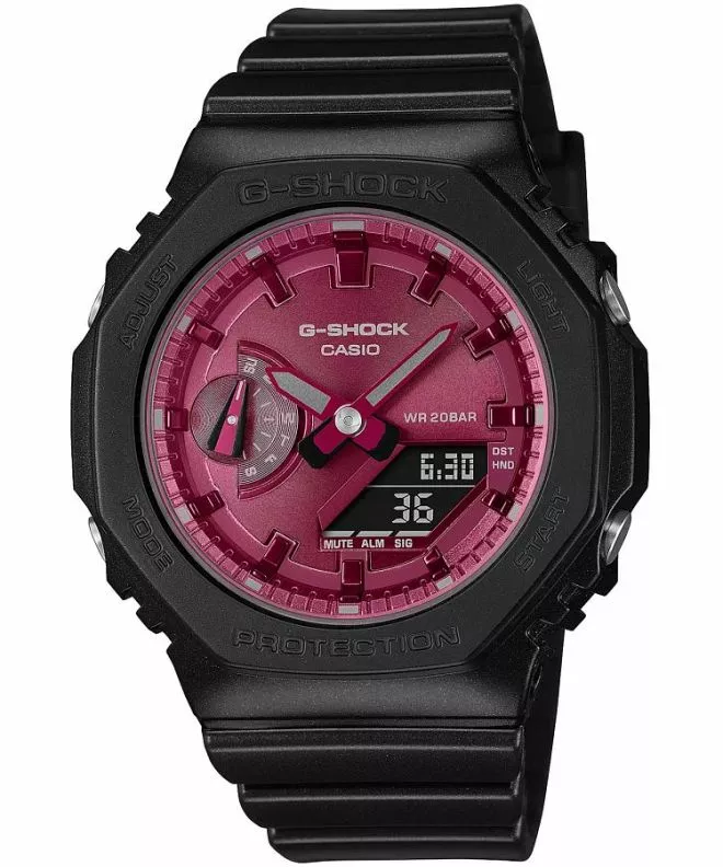 Orologio da Donna Casio G-Shock Black & Red GMA-S2100RB-1AER
