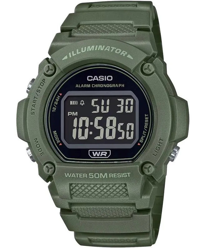 Orologio Unisex Casio Digital W-219HC-3BVEF