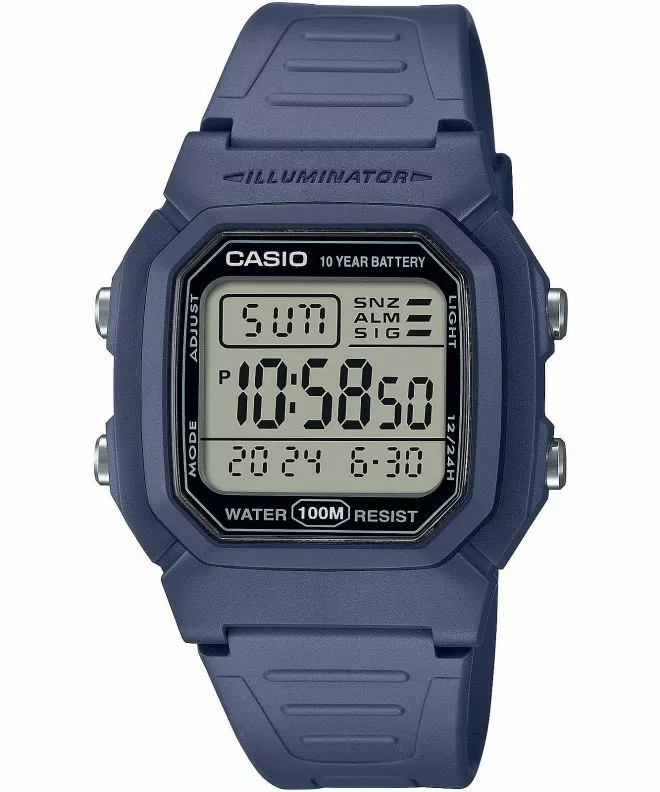 Orologio Unisex Casio Digital W-800H-2AVEF