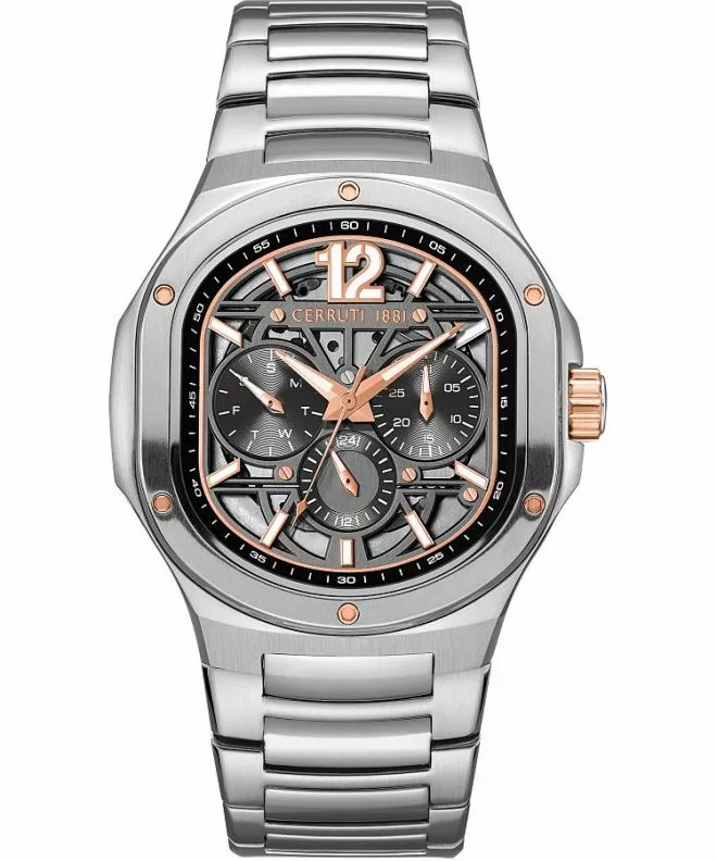 Orologio da Uomo Cerruti 1881 Trento Skeleton CIWGK0072301