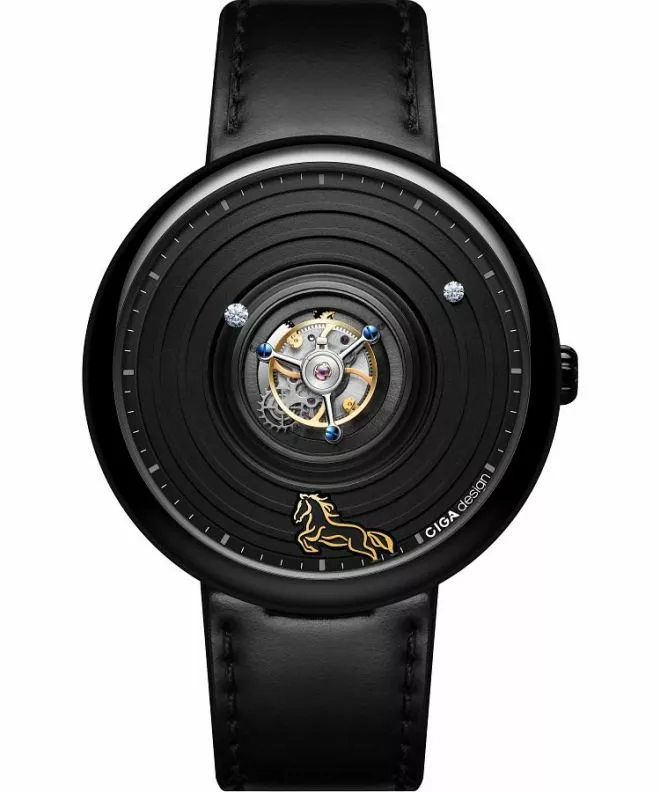 Orologio da Uomo Ciga Design Tourbillon Chinese Zodiac Mechanical Limited Edition Diamond U057-BB01-1B