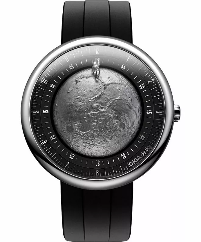 Orologio da Uomo Ciga Design U Series Moon Walker Automatic Titanium GPHG 2021 U055-TIGR-6B