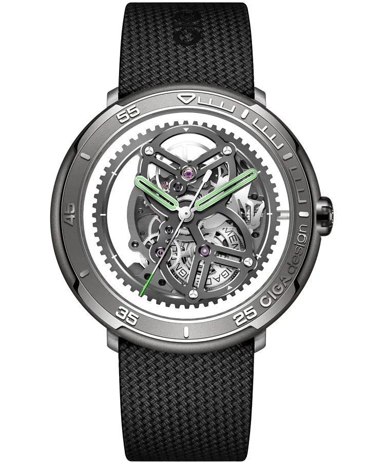Orologio da Uomo Ciga Design Vector Automatic Titanium Skeleton V011-TIGR-6B