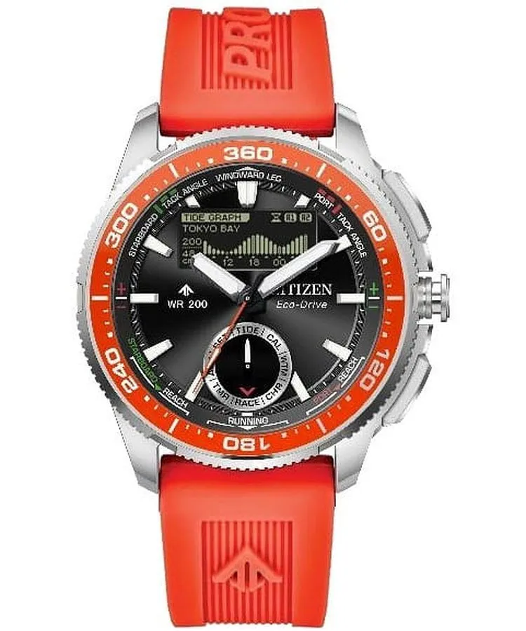 Orologio da Uomo Citizen Promaster Marine Wave Tracker Eco-Drive Chronograph JV3000-13E