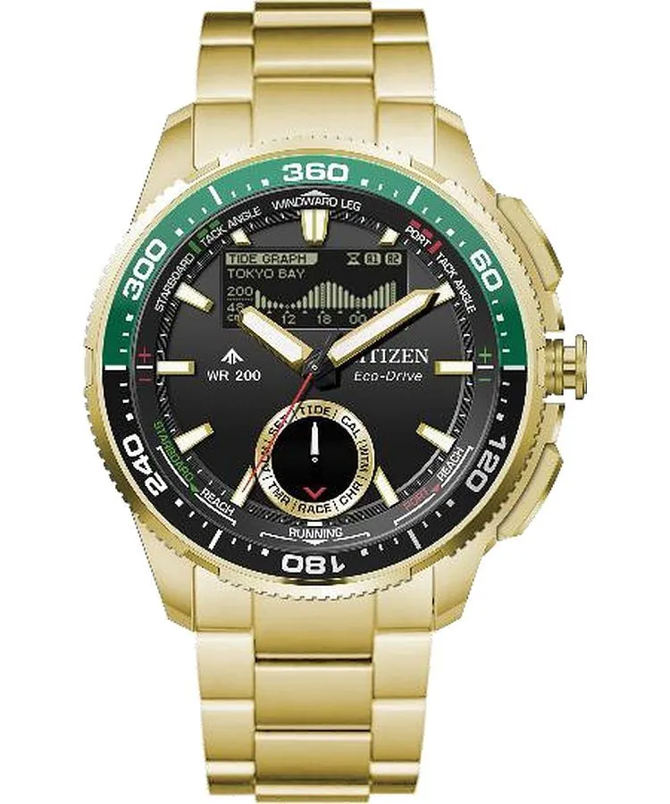 Orologio da Uomo Citizen Promaster Marine Wave Tracker Eco-Drive Chronograph JV3002-51E