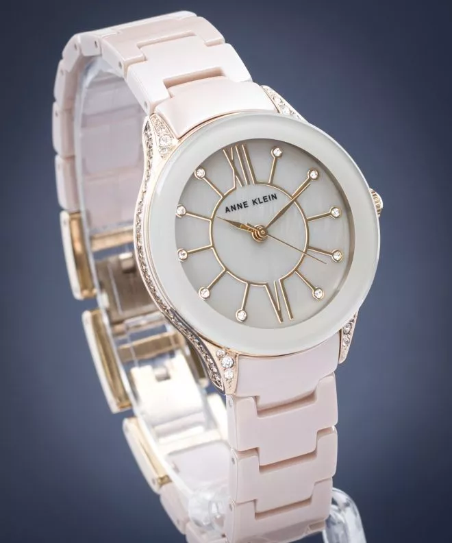 Orologio da Donna Anne Klein Diamond Accented AK-2388TNGB