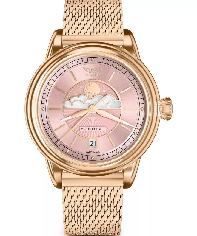 Orologio da Donna Aviator Douglas Moonflight Limited Edition V.1.33.2.258.5