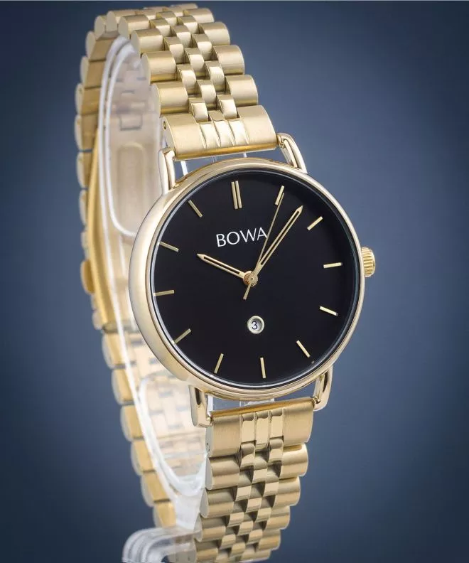 Orologio da Donna BOWA Milan Black Gold Steel 34 MI344-14-164S