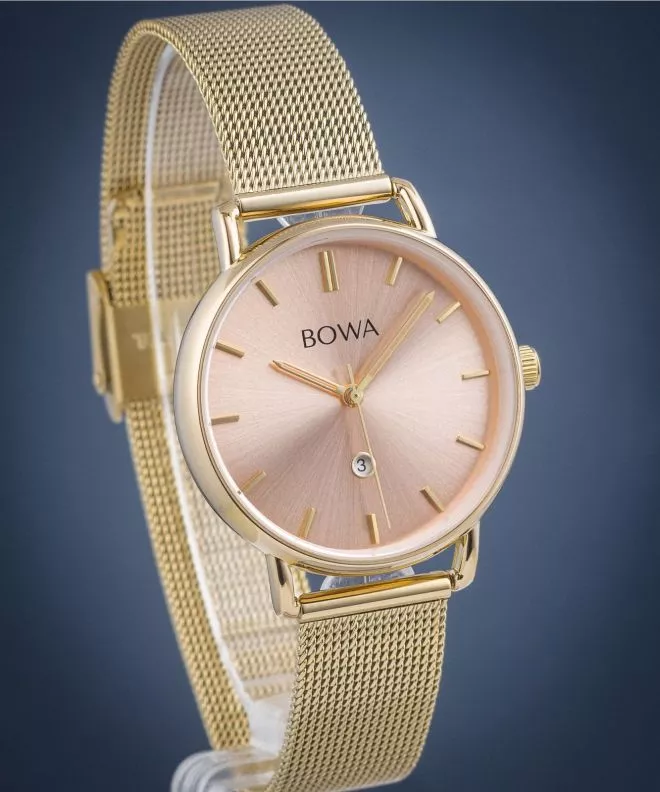 Orologio da Donna BOWA Milan Pink-Gold Mesh 34 MI344-74-164M