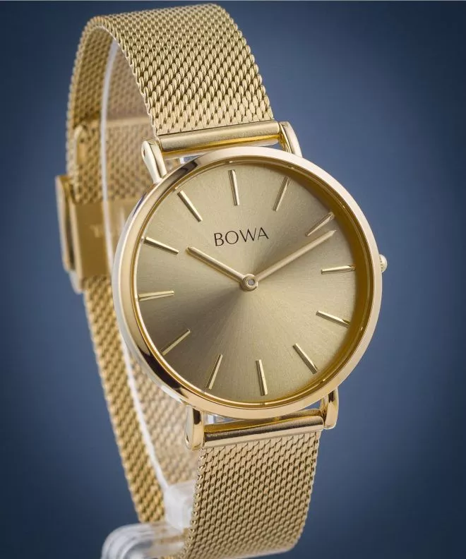 Orologio da Donna BOWA New York Petite Full Gold Mesh 34 NY344-44-184M