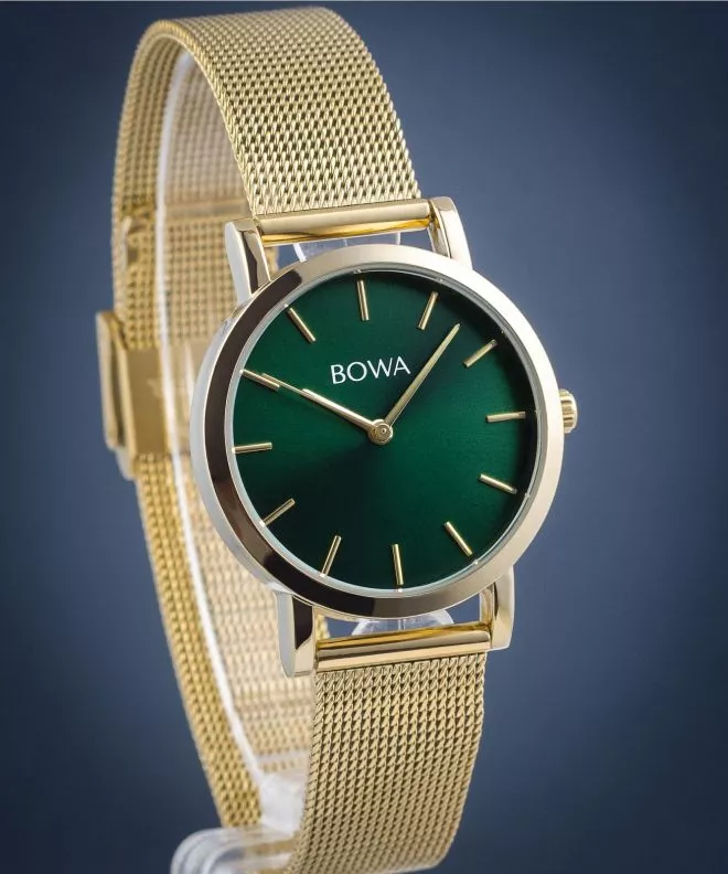 Orologio da Donna BOWA Tokyo Green Gold Mesh 33 TO334-04-164M