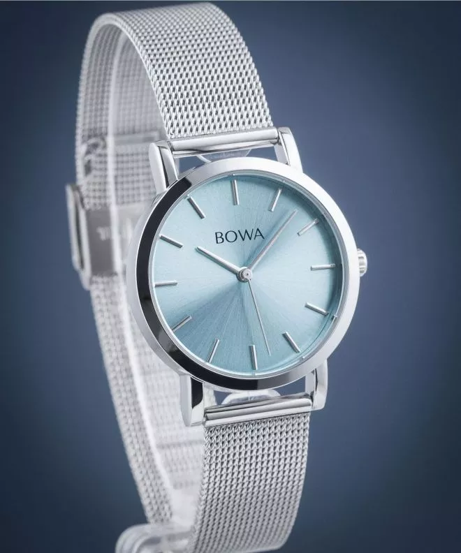Orologio da Donna BOWA Tokyo Ice-Blue Silver Mesh 33 TO335-95-165M