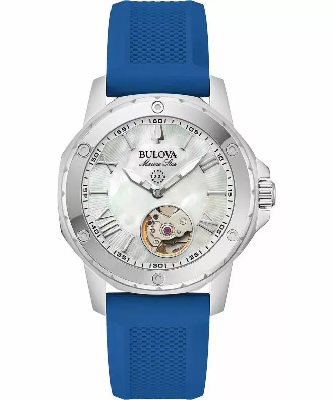 Orologio da Donna Bulova Marine Star Open Heart Automatic 96L324