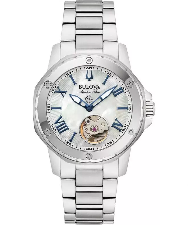 Orologio da Donna Bulova Marine Star Open Heart Automatic 96L326