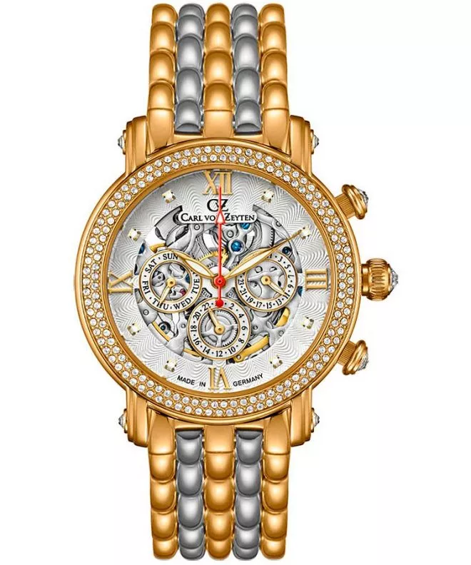 Orologio da Donna Carl von Zeyten Kniebis Skeleton Automatic CVZ0062RWBS