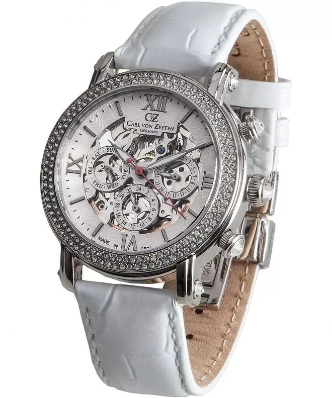 Orologio da Donna Carl von Zeyten Kniebis Skeleton Automatic CVZ0062WHS